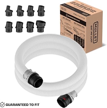 Mullet FitsAll Hose Kit - 8 Dust Port Fittings for Power Tools & Shop Vac
