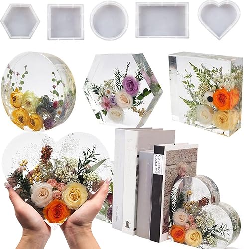 Miniatura 2 de Moldes de resina para sujetalibros, manualidades, moldes de silicona transparente para libros, decoración del hogar, organizador de escritorio,