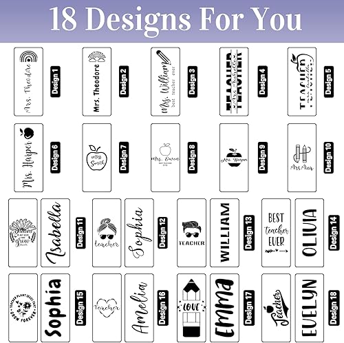 Miniatura 5 de Vasos personalizados para profesores con tapas y popotes, vaso delgado grabado personalizado con nombre personalizado, vaso aislado de 20 onzas,