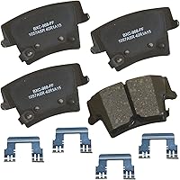 Vista 153 de Pastillas de freno traseras cerámicas Bendix Premium SBC1337 para Cadillac CTS 2014-2008, SRX 2016-2010, Chevrolet Camaro 2015-2010, Saab 9-4X 2011