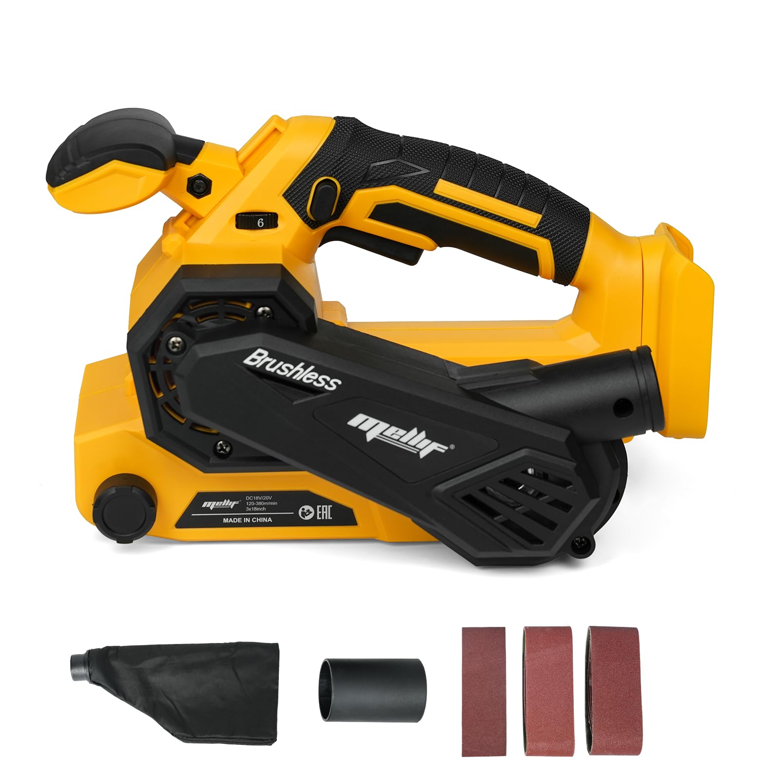 Upgraded Brushless Belt Sander Compatible with Dewalt 20V Battery | Cordless, Tool Only,…