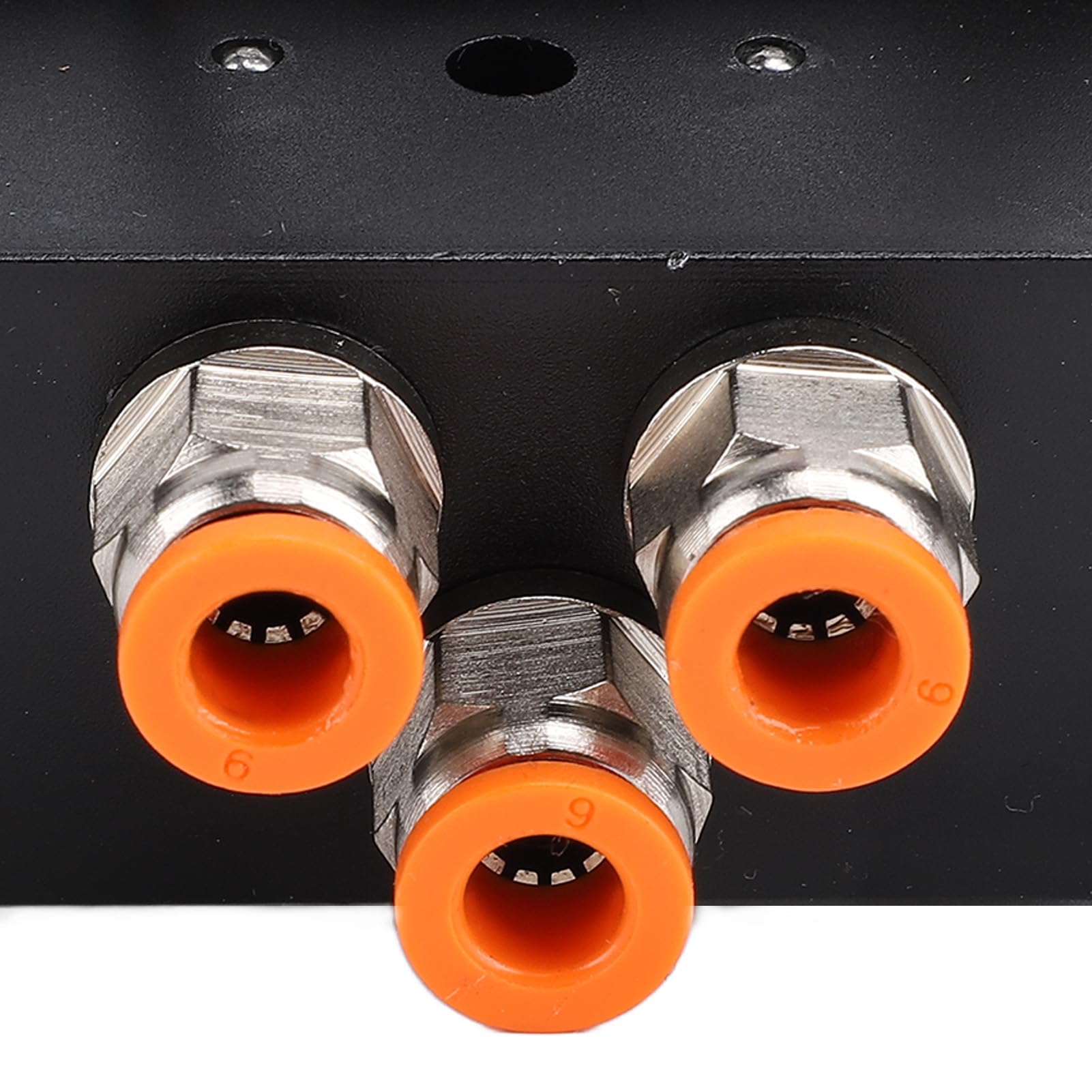 Válvula de doble control hidráulico, válvula hidráulica dual manual para semirremolques y maquinaria agrícola, accionada manualmente con 3 conexiones rápidas de aire, control de al