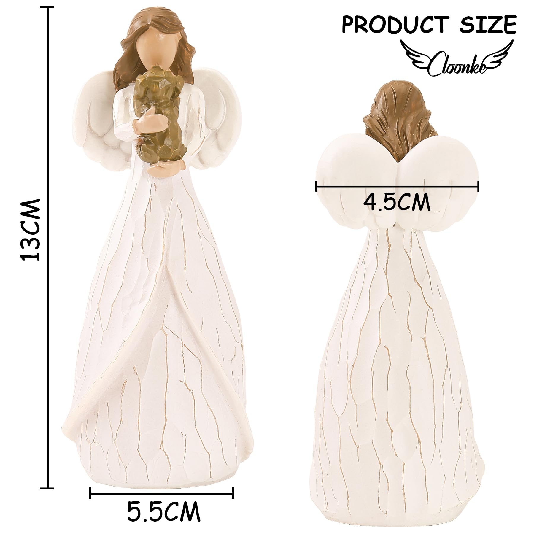 Cloonke Christmas Gifts for Dog Moms - Dog Memorials & Pet Loss Sympathy Gifts, White - Image 4