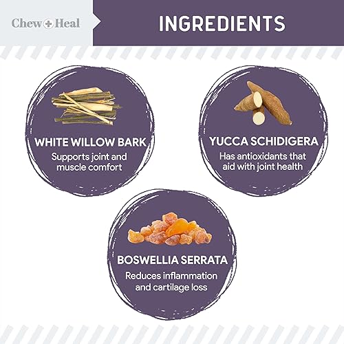 Miniatura 3 de Suplemento de movilidad y vitalidad para perros mayores  120 tabletas para el bienestar de perros mayores y alivio del dolor  Fabricado con