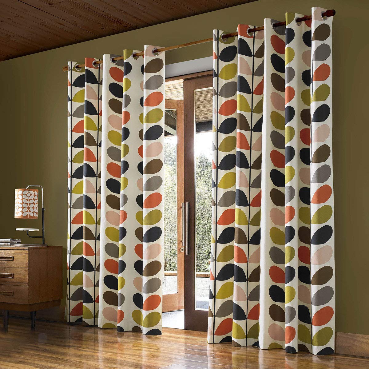 Orla Kiely Multi Stem Curtains