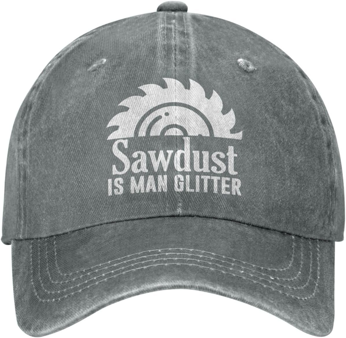 Sawdust is Man Glitter Adult Washed Cowboy Baseball Cap