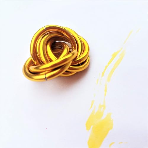 Miniatura 138 de Möbii Fidget Ball (Solid Color): Quiet Mobius ADHD Anxiety Stim Stress Relief Toy Tool for Home Travel Office or Desk (XL(Daydream), Full, Dark Iris)