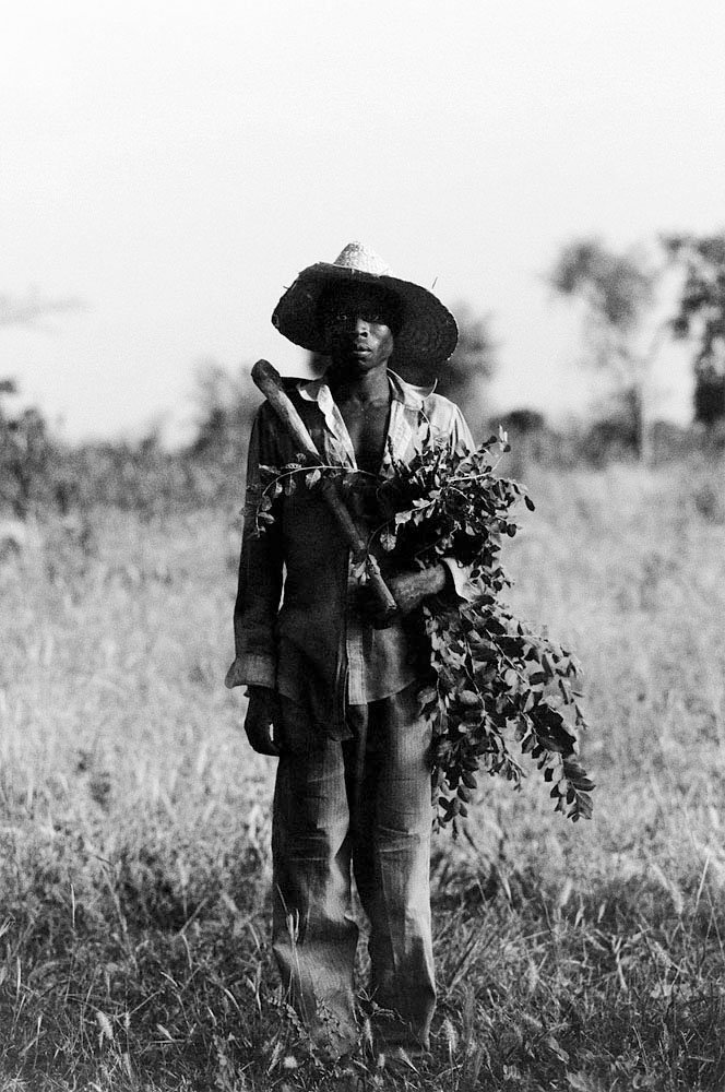 Photographie Noir/Blanc Mali 1996 Bauer : cadre photo vintage Afrique