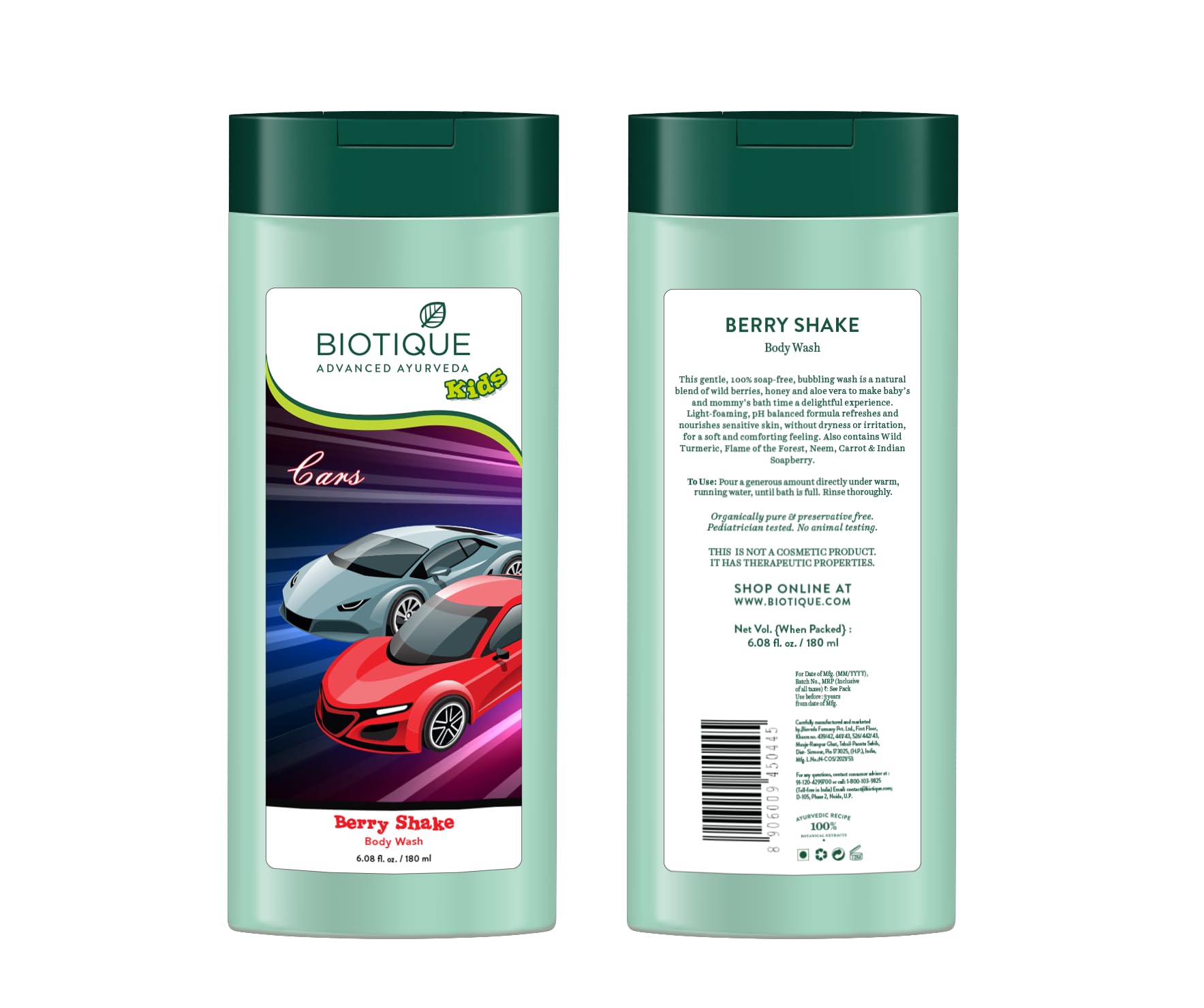 Biotique Berry Shake Body Wash for Disney Kids | Gentle & Tear-Free Body Wash for Children | Enriched with Natural Berry Extracts & Botanical Ingredients | 180ml-image-21