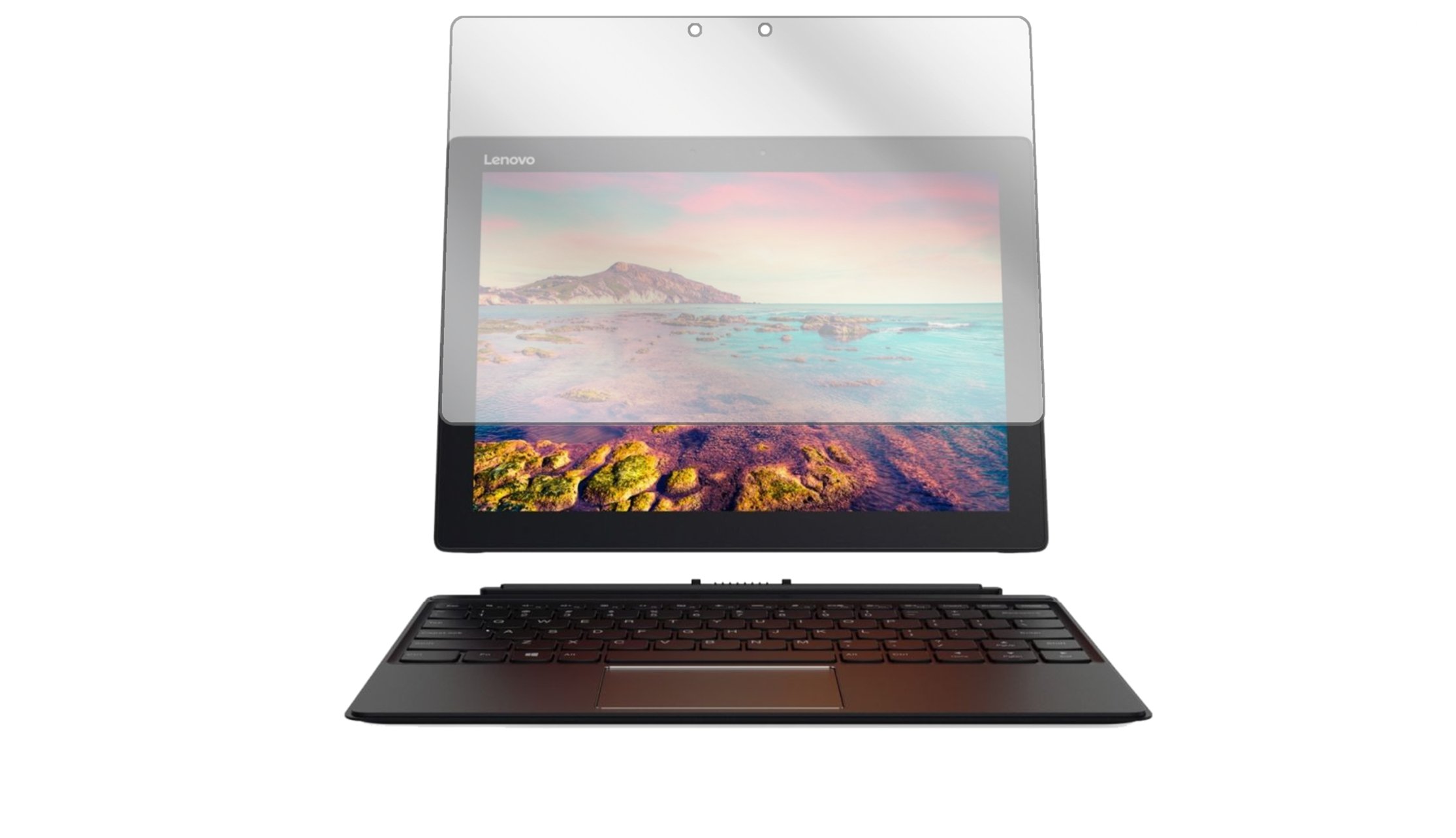 Dipos Pellicola Protettiva Per Lenovo Miix 320 10'' (2 Pezzi): Cristallo, Made In Germany