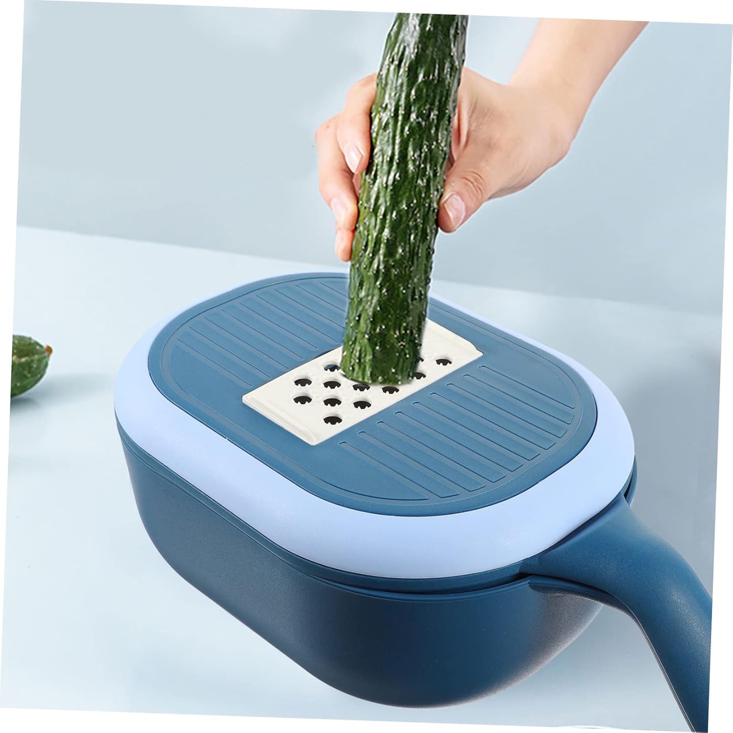 Non-slip Handle Vegetable Chopper Cutter Veggie Chopper Container Peelers for Kitchen Multi Blade Cutter Fruits Vegetables Multi Blade Cheese Slicer