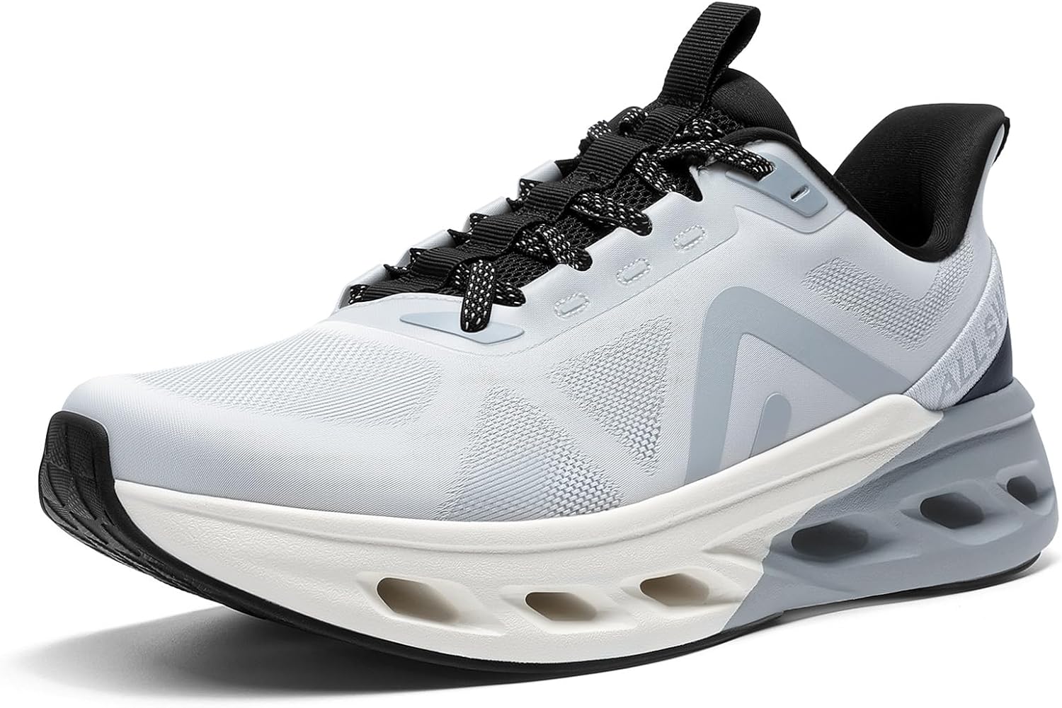ALLSWIFIT Men's Slip On Walking Shoes Cushioning Hands Free Non-Slip Arch Support Breathable Lightweight Comfortable Workout Tennis Running Gym Fashion Sneakers