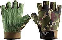 Vista 10 de Guantes sin dedos, guantes multiusos para agua y deportes para pesca, vela, remo, kayak y más, para hombres y mujeres