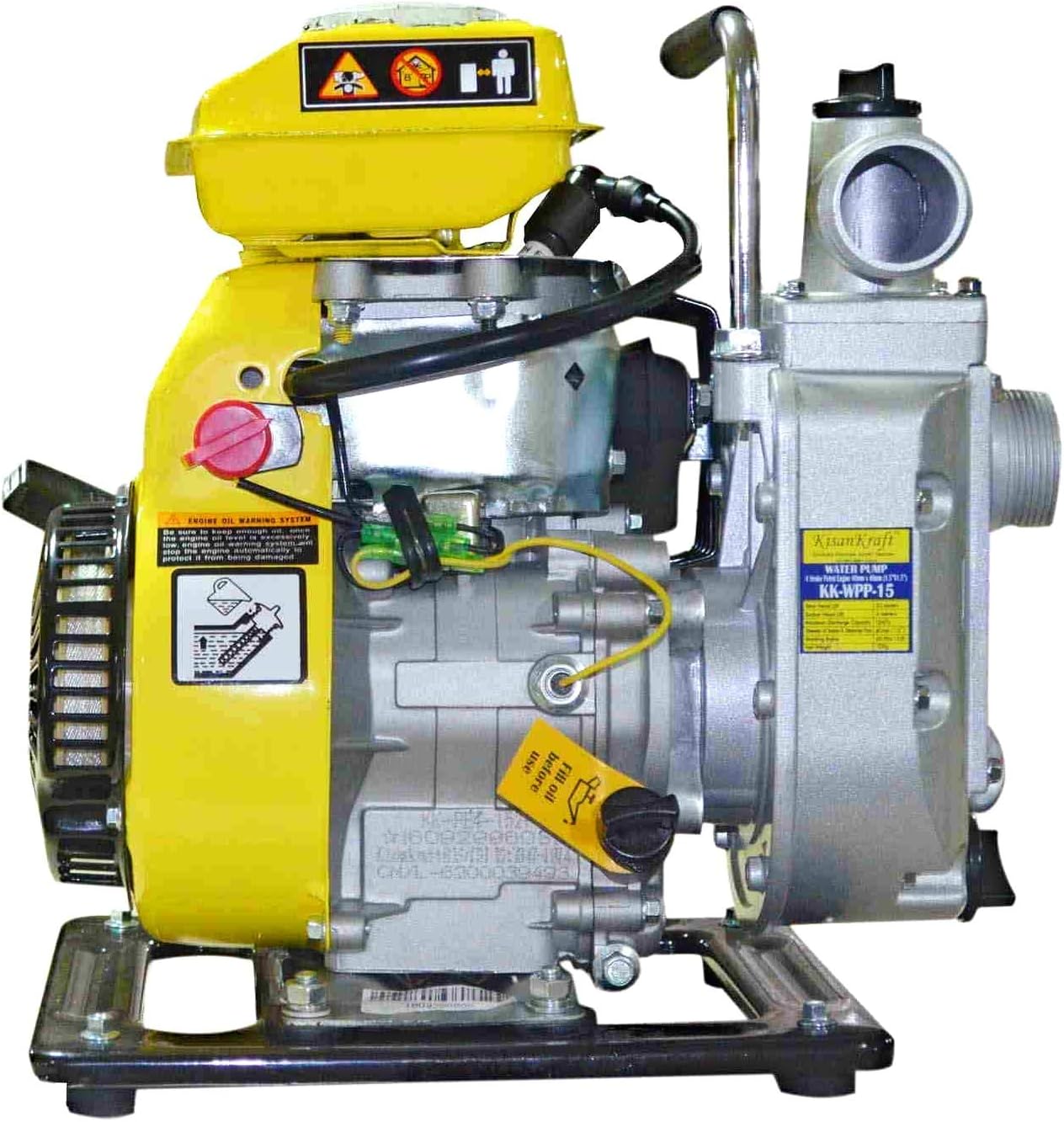 Kisankraft limited Petrol Engine Water Pump, 4 Stroke, 1.5Hp, 98cc