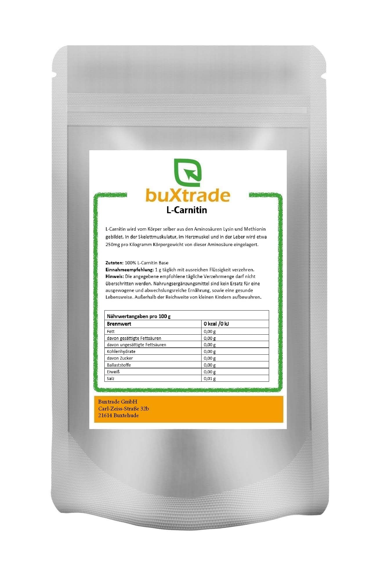 2x1 kg L-Carnitin Base | Pulver | Aminosäure | Nutrition