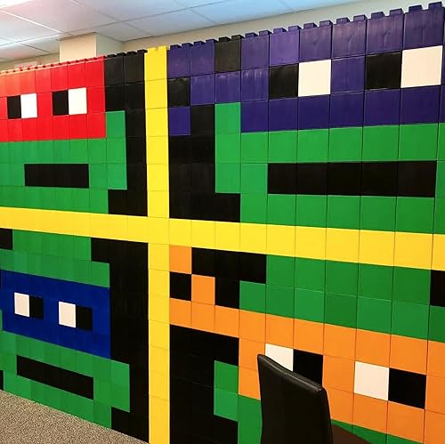 Miniatura 8 de EverBlock Paquete a granel de bloques modulares de medio plástico de línea de 12 x 3 pulgadas  Paquete de 8 piezas  Bloques de construcción gigantes