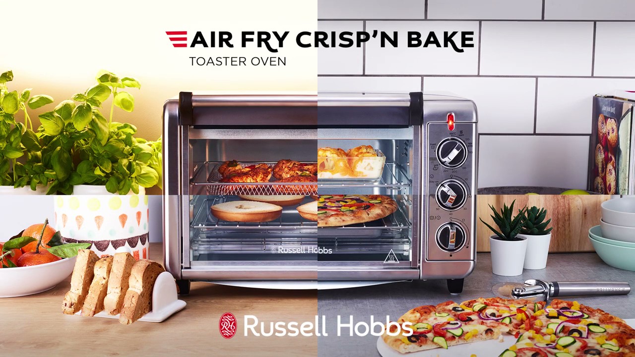 Russell Hobbs Air Fry Crisp 'N Bake toaster Oven, RHTOV25, 1500W