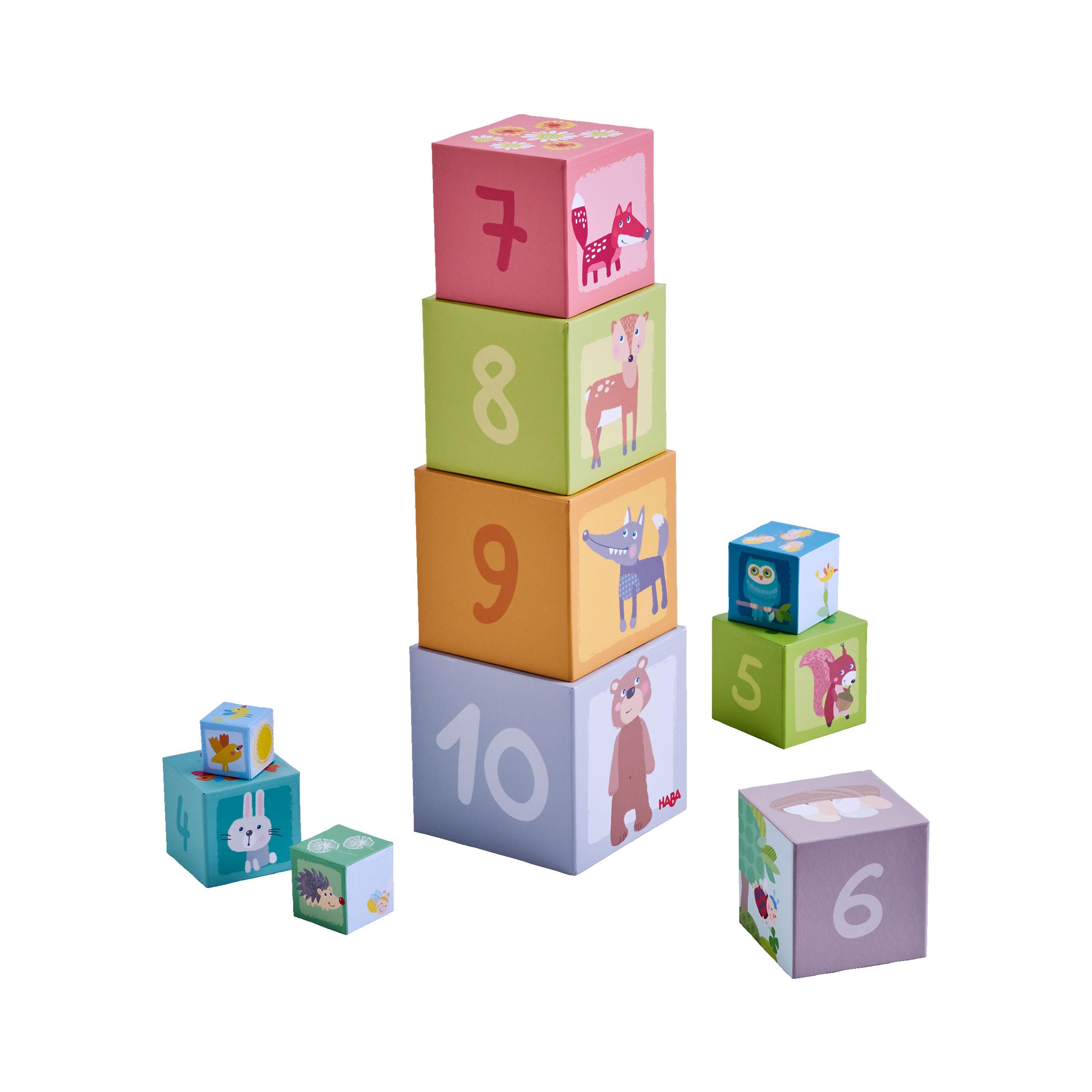 HABA Stacking Cube Forest Friends