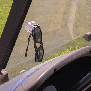 SpexGolf Sunglass Holder for Golf Carts, Hands-Free Sunglasses Organizer with Reinforced Suction Soft Plastic,Great Gift