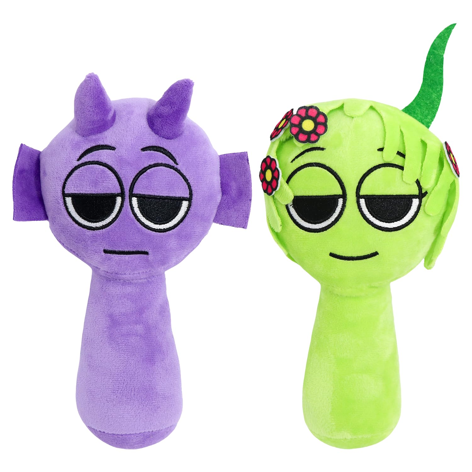 Plush Toys Song Game Plushies Stuffed Plushes Soft and Funs Stuffed Toys Dolls for Fans and Friends Christmas Birthday for Girls Boys (Purple+Green)