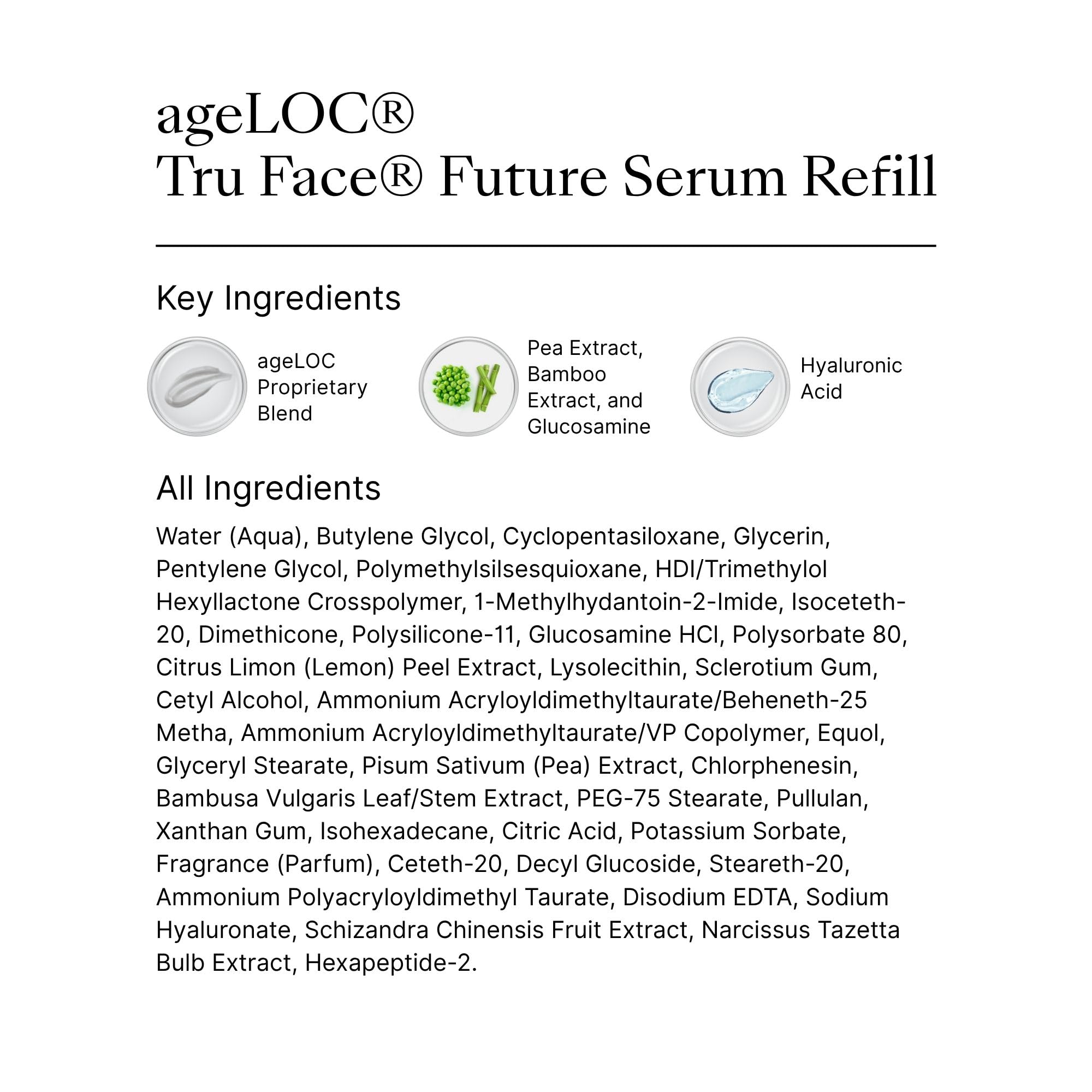 Nu Skin ageLOC Future Serum Refill | Advanced Skincare Formula with ageLOC Blend | Helps Skin Appear Smoother, Refreshed, & Revitalized | Lightweight Texture for Daily Use | 1 fl oz