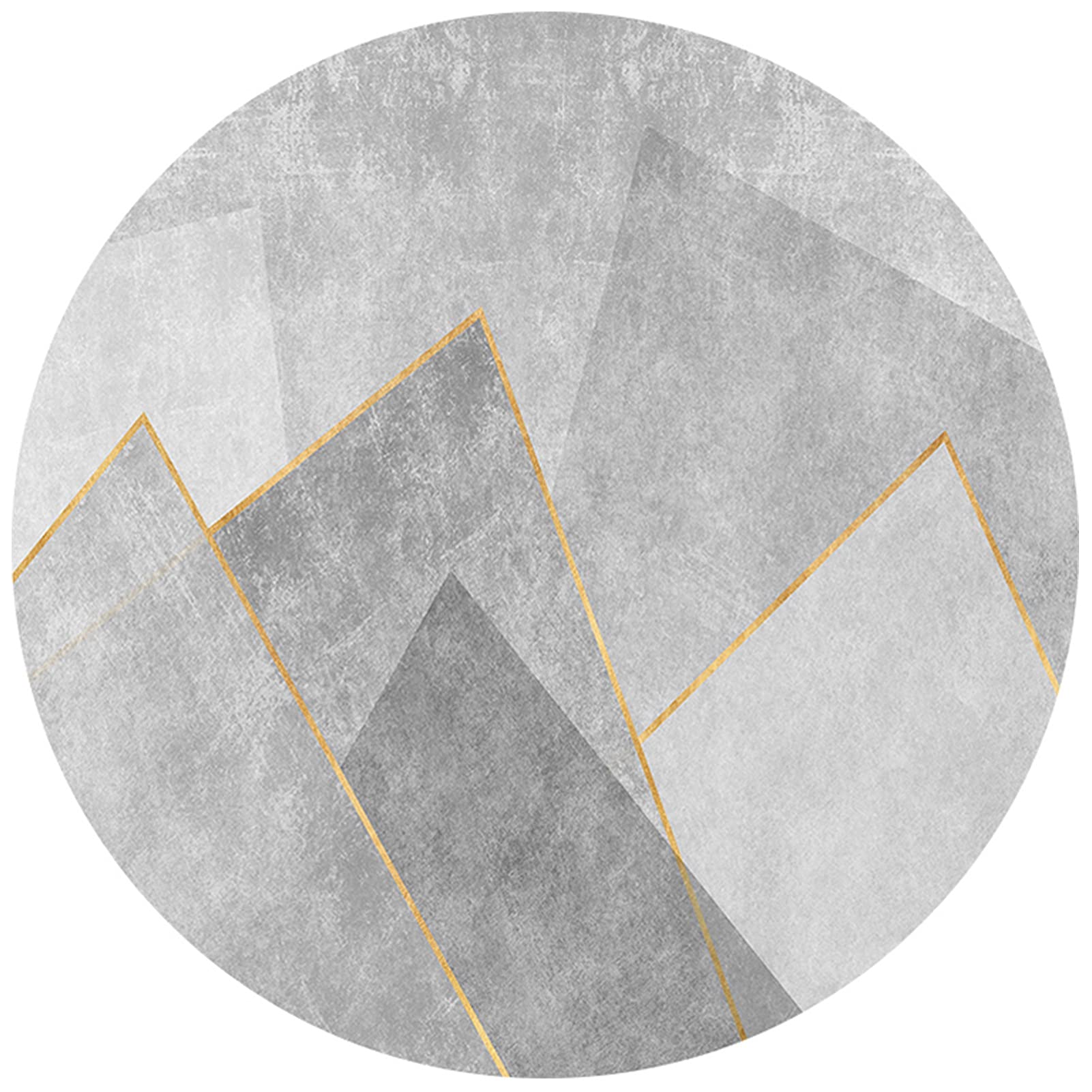 Tapis rond pour salon dressing et tapis de déco de cercle 120cm