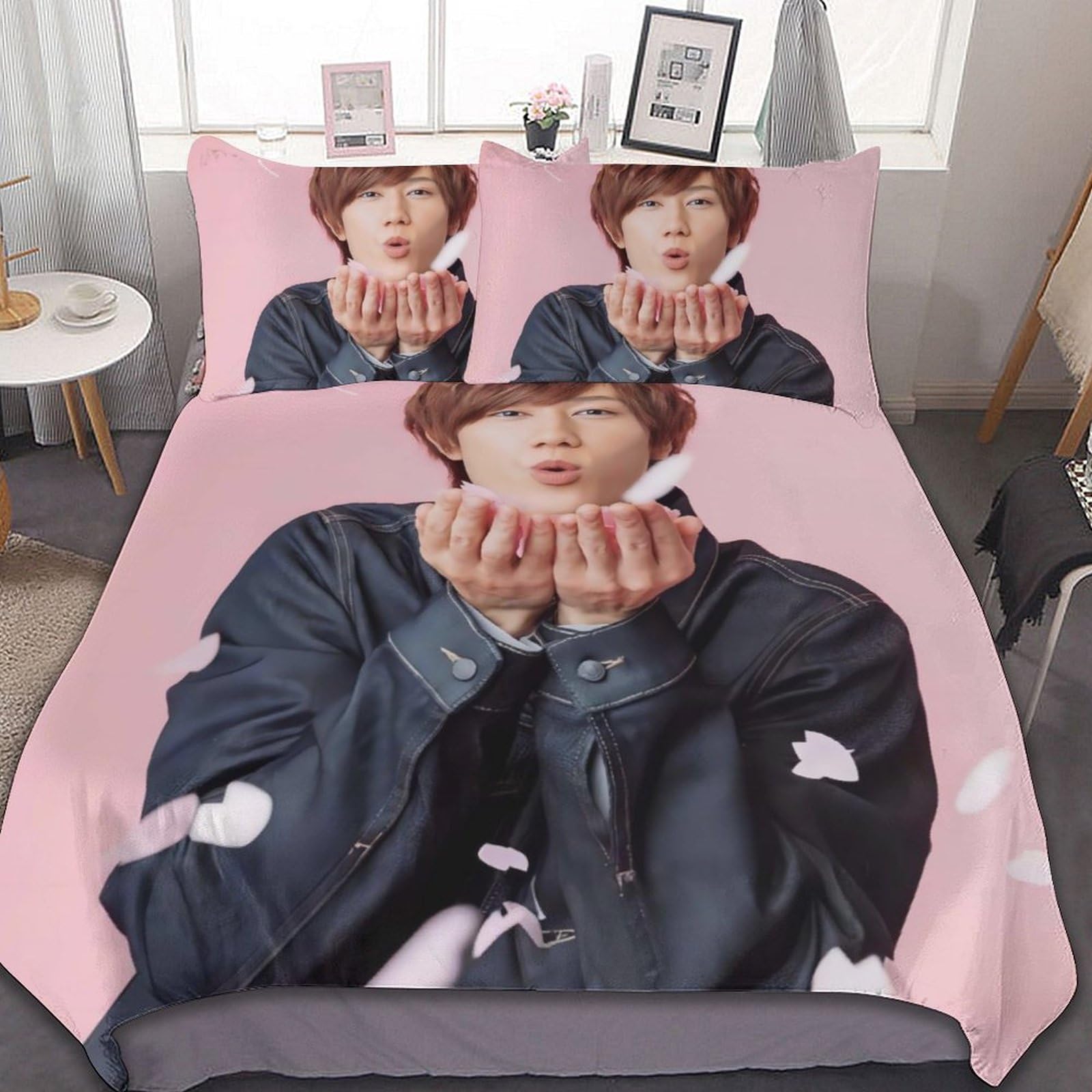 激レア！ ドンケツ クッションカバー 3枚セット 孤月組 朔組 三船 華月組 Amazon｜阿部亮平 (7) 寝具 3ピース 枕カバー オールシーズンベッド