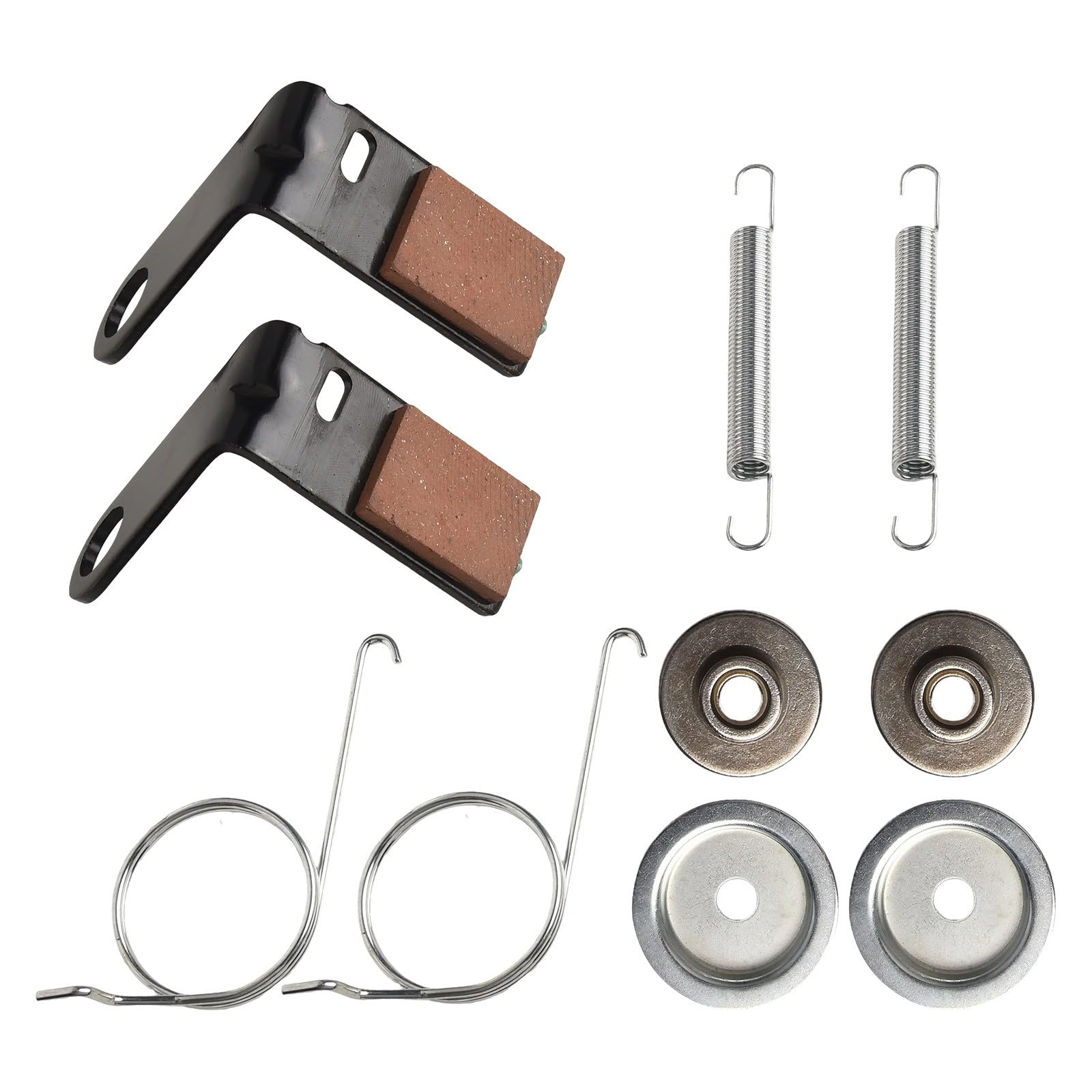 2 set GY21943B Kit pastiglie freno GX20515 fermo GX20494 molle GX23240 boccole ponte e molle di tensione GX10120 per John-Deere