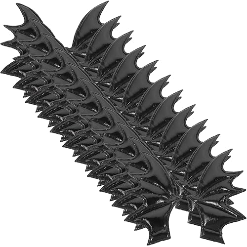 BESTOYARD 250 Pcs Devil Wings Pretend Play Dress up Decorative Evil Wings Angel Wings Ornaments Angel Wings for Crafts Mini Demon Wings Evil Wings