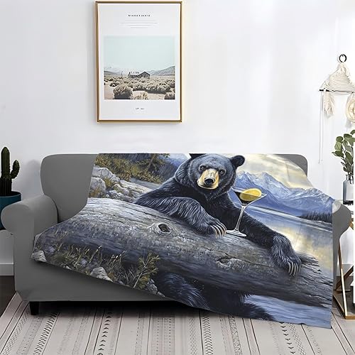 Miniatura 344 de Tijuboni Manta con diseño de tortuga marina y océano, regalos náuticos para mujeres, hombres, niñas, niños y adultos, manta de franela suave para