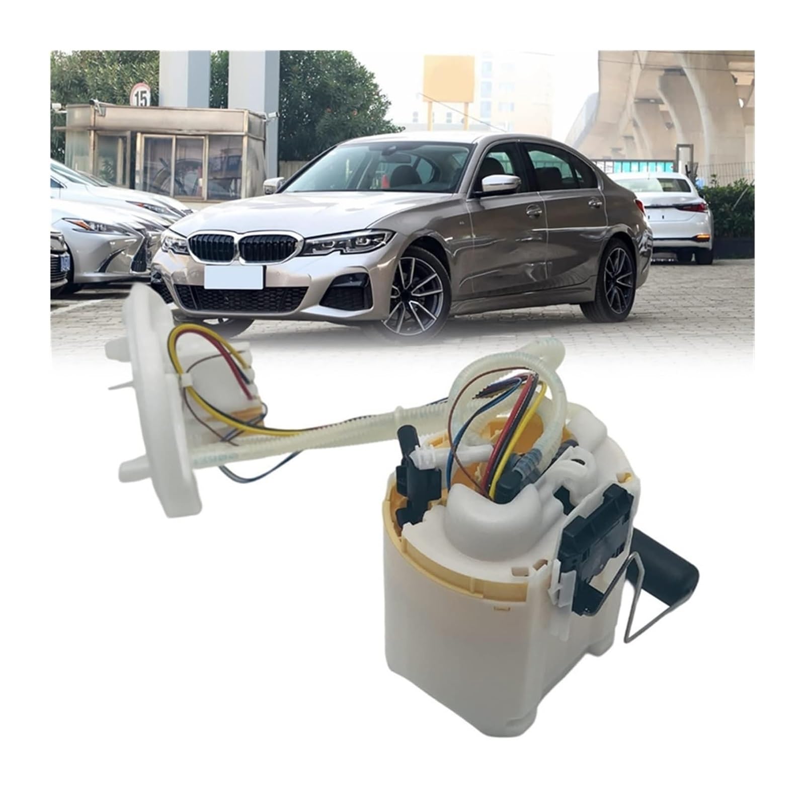 Fuel Pump Gasolina Para B&MW Para Serie 3 4 G20 G21 G28 G22 G23 G26 Gran Coupé Módulo Bomba Gasolina 16117473443 Conjunto Bomba Combustible Eléctrica