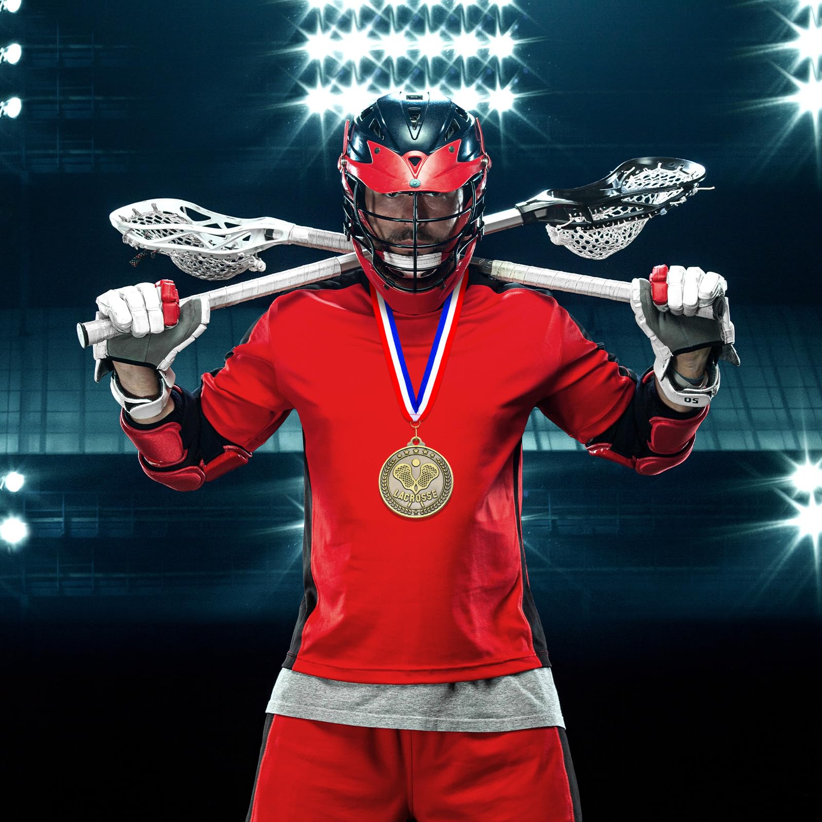 Remuuly 30 medallas de oro a granel de 2 pulgadas para baloncesto, fútbol, béisbol, voleibol, fútbol, lacrosse, kickball, animadora, bolos, medallas para premios para participación deportiva, regalo