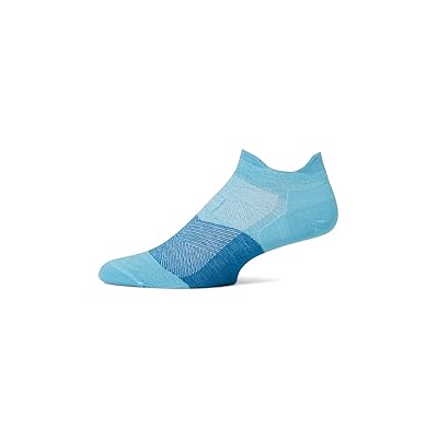 Feetures Merino 10 Ultra Light Tab Quarter Length Socks Shoes Tahoe Blue