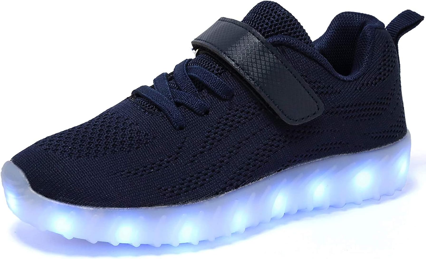 NishiguangNishiguang LED Leuchten Schuhe Kinder Mädchen Jungen Breathable blinkende Slip-On Sneakers (Kleinkind/kleines Kind/großes Kind)