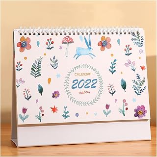 2022 Calendar Desk Calendar 2022 Desktop Calendar Custom Office Desktop Decoration Simple and Cute Student Art Monthly Calendar Work Horizontal Desk Calendar