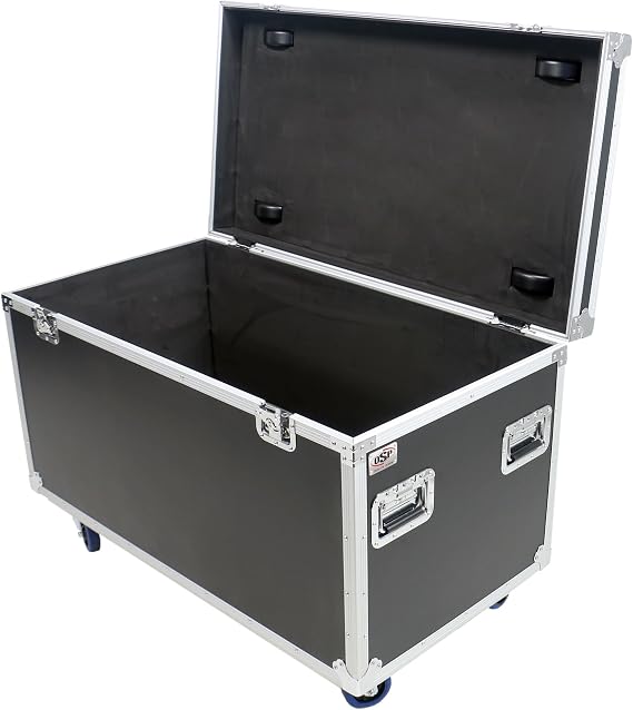 OSP Cases | ATA Road Case | Utility Truck Pack Transport Case | 45 Rubber-Lined Cable Trunk | Heavy-Duty Casters | TP4524-30