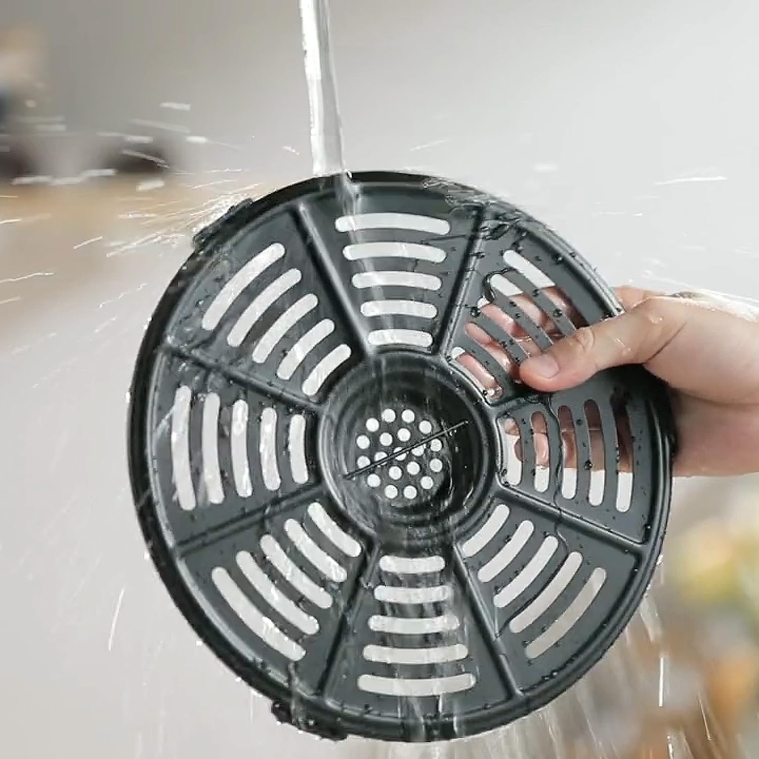 Avilia Frytkownica powietrza 7.5 litrów, Air Fryer oszczędność energii, z funkcjami na wyświetlaczu LED, łatwy do czyszczenia, 1600W