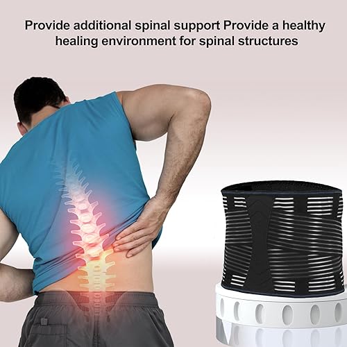 Miniatura 2 de Mercase Soporte de espalda para dolor de espalda baja, soporte lumbar, alivio del dolor de espalda, hernia de disco, ciática, cinturón de apoyo de