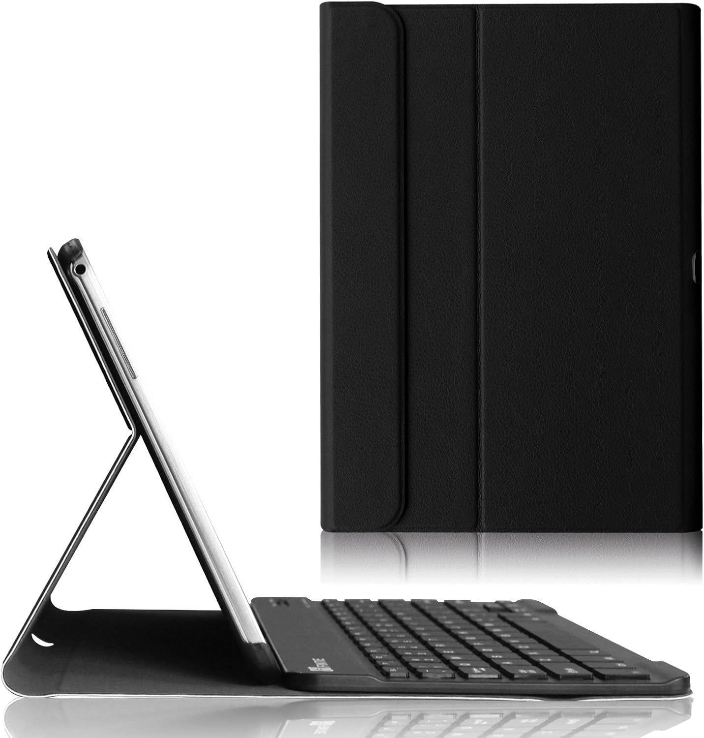 Fintie Blade X1 Samsung Galaxy Tab 4 10.1 Keyboard Case Cover - Slim SlimShell Light Weight Stand with Magnetically Detachable Wireless Bluetooth Keyboard, Black