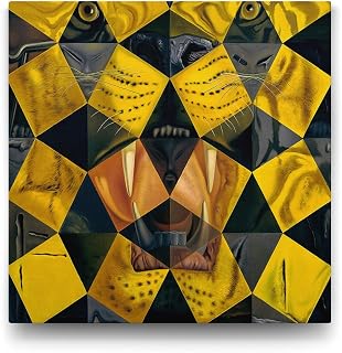 Salvador Dali - Tiger Tablosu - 100x100cm