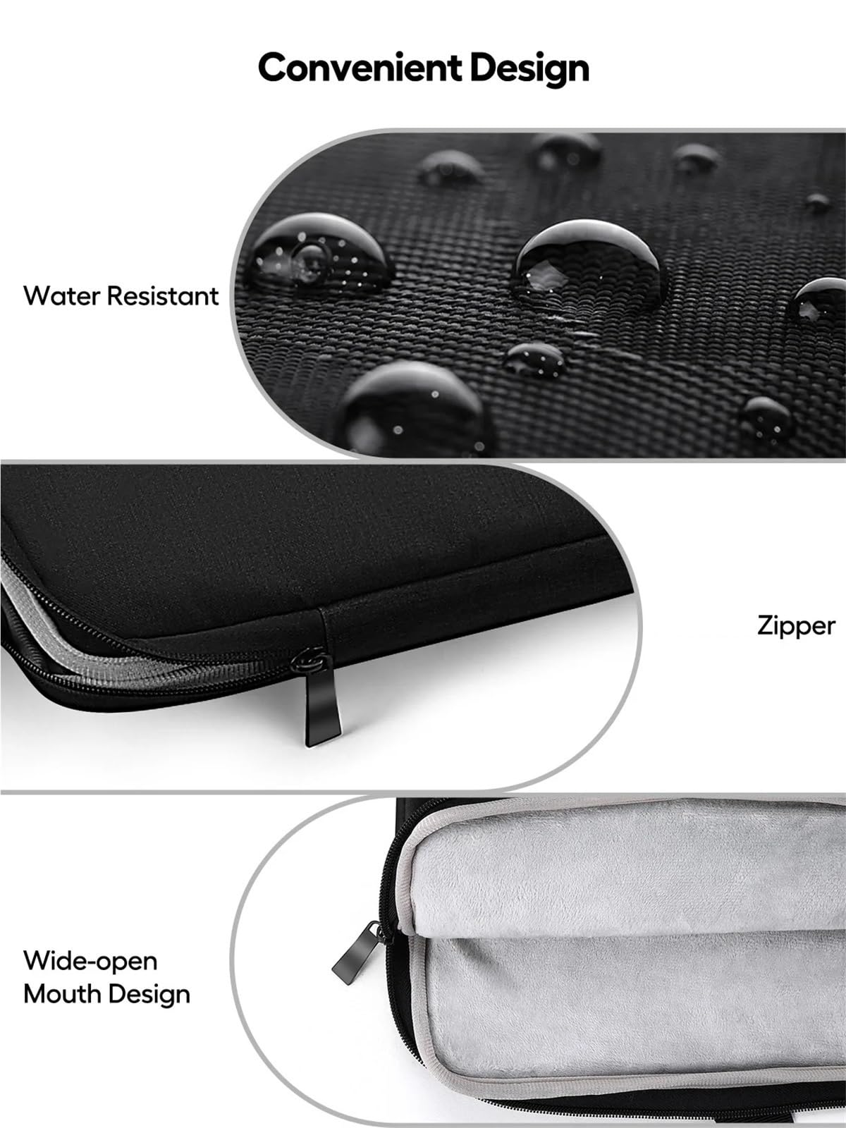 Borsa for laptop da viaggio Custodia protettiva antiurto for computer con manico di grande capacità Per Viaggio, Lavoro