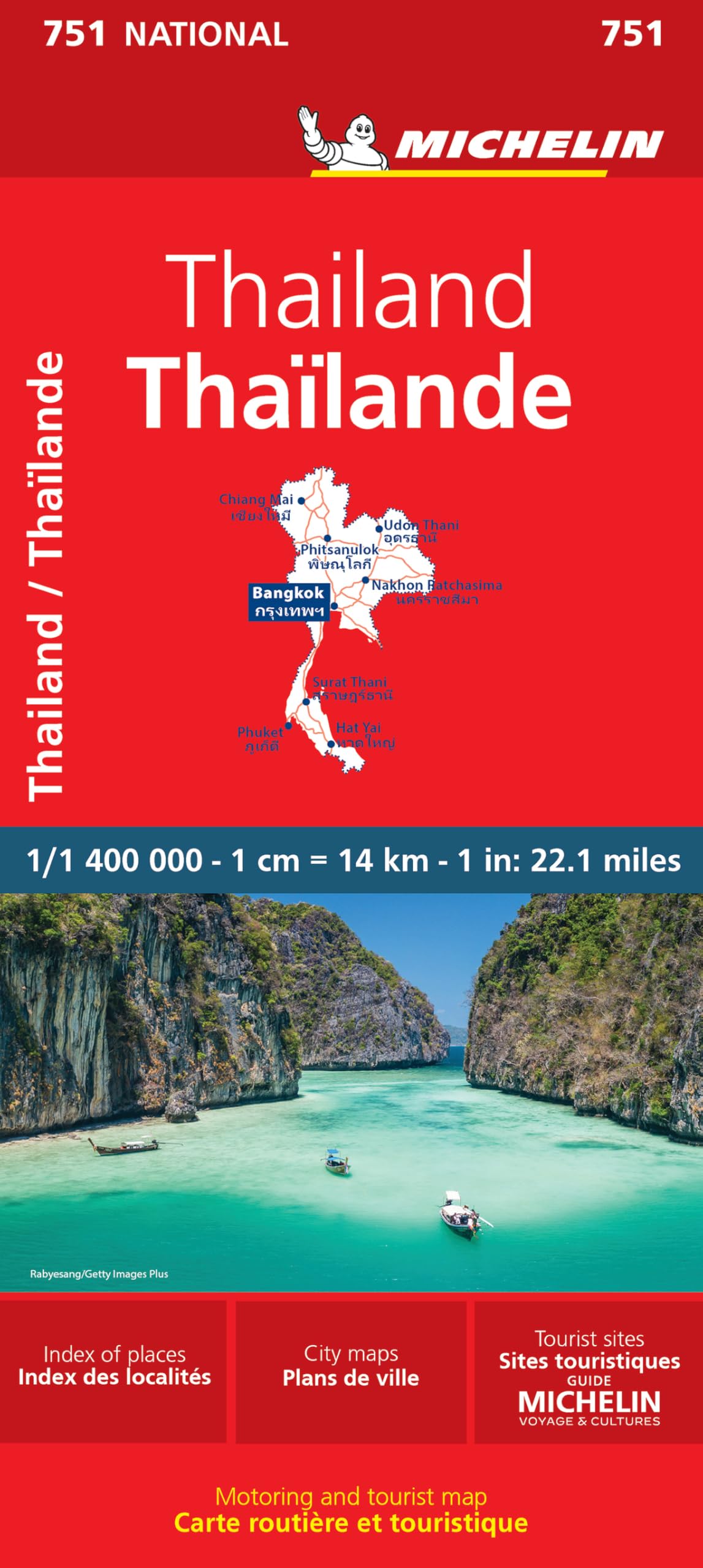 Thailand - Michelin National Map 751