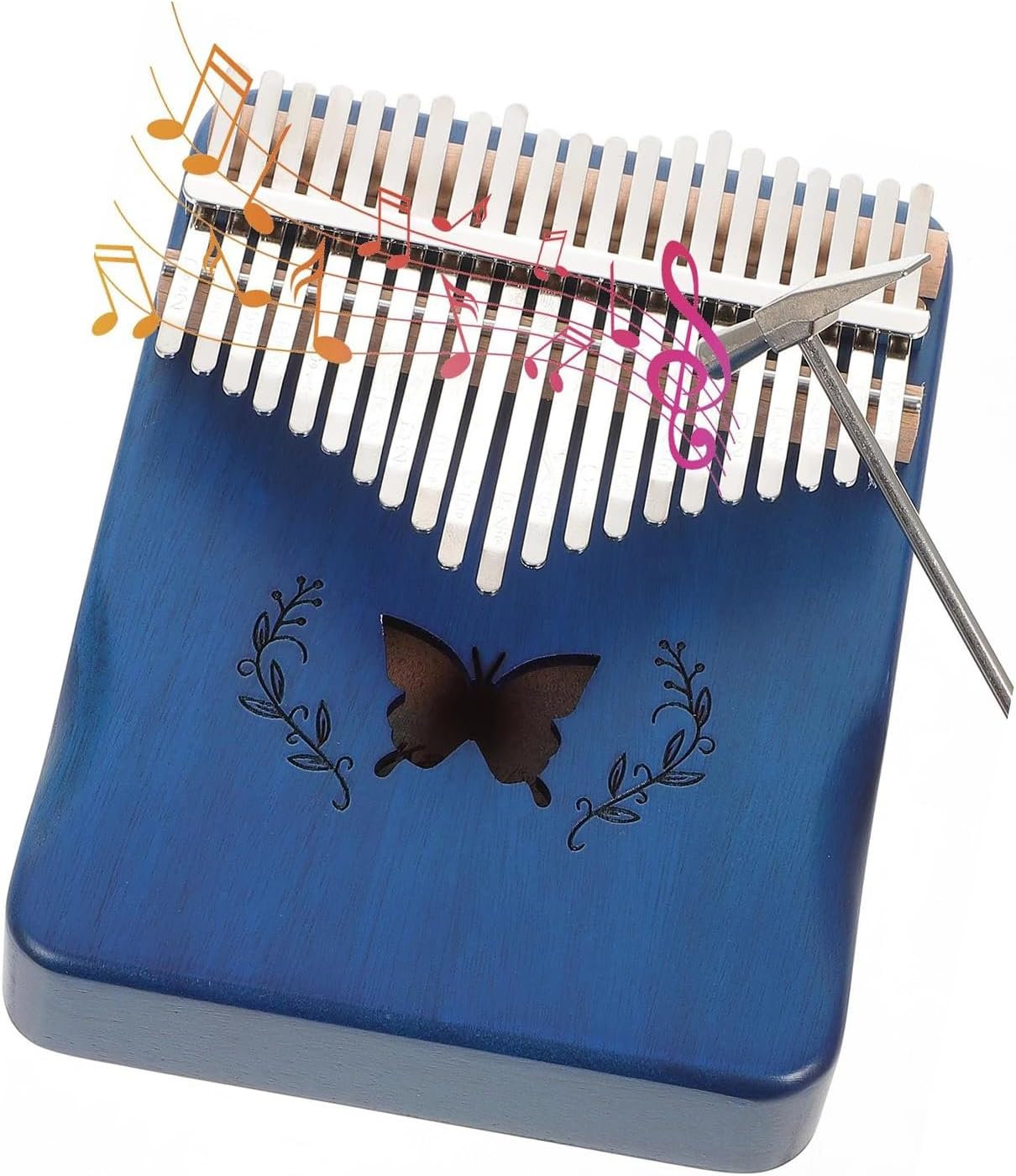 Beginners Kalimba Beginner Thumb Kalimba Pendant Portable Small Wooden Instrument
