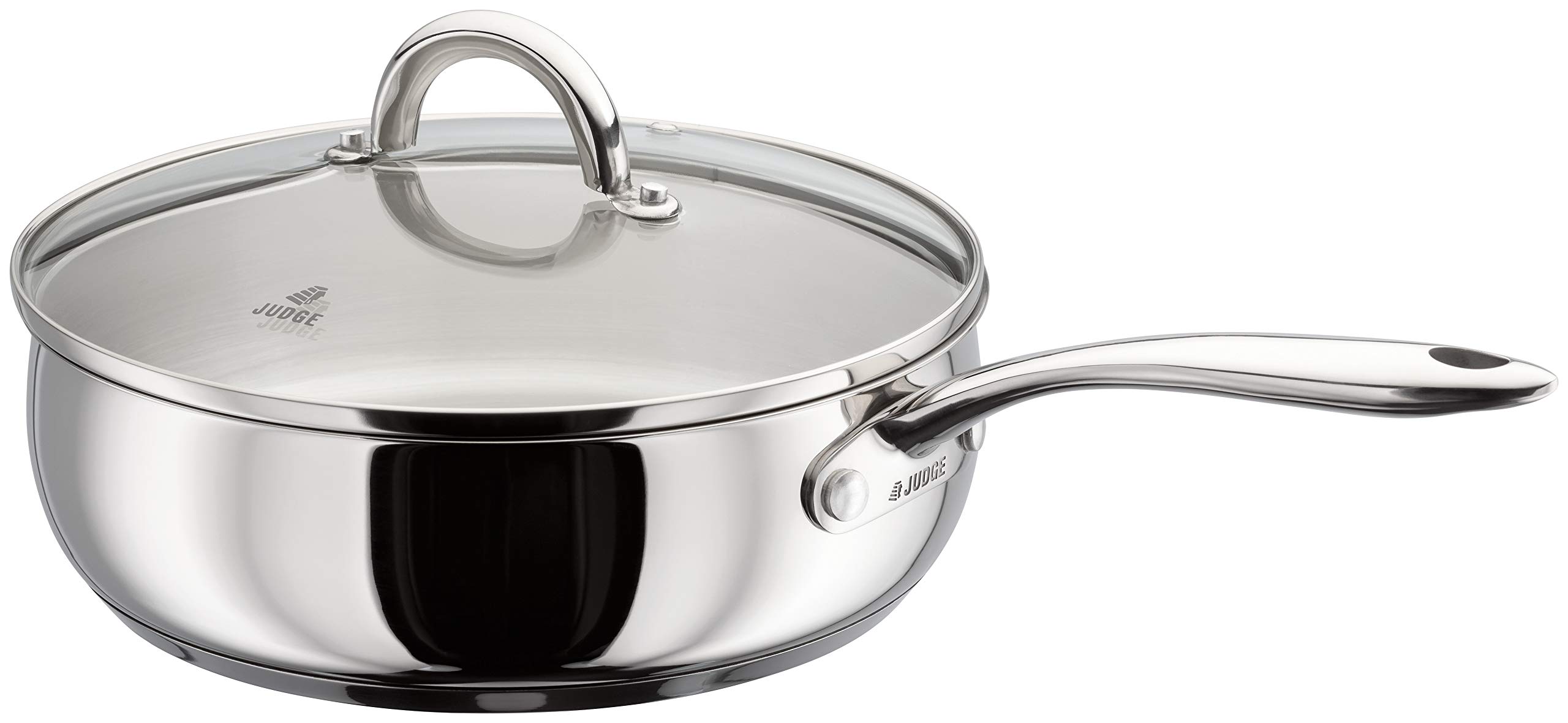 Judge - Saute Pan - 24cm - Silver