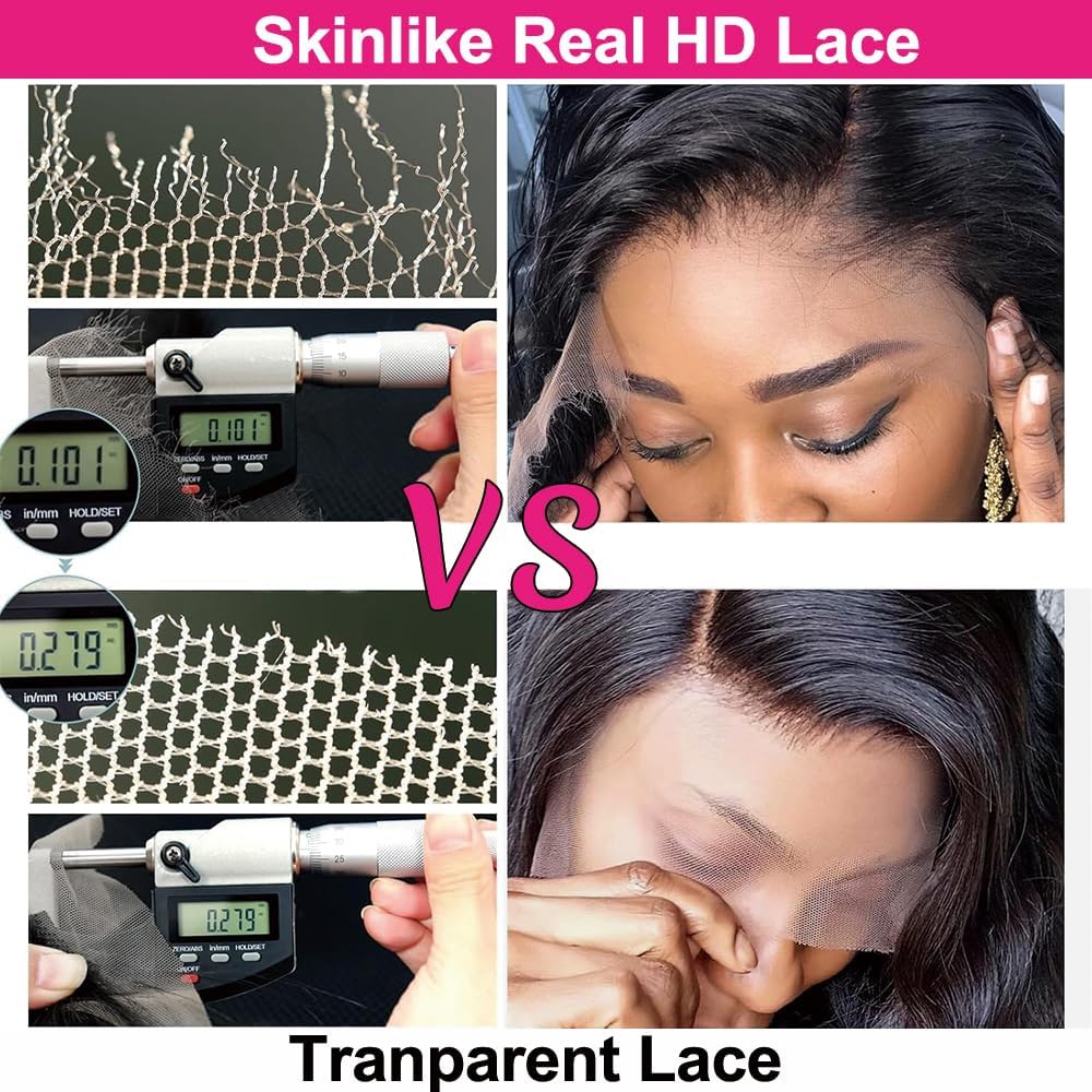 13X4 Lace Closure Human Hair Ear To Ear Hd Free Part Density Body Wave Pre Plucked 0.095Mm Ultra-Thin Invisible Only Bleached Small Single Knots Raw Brazilian Virgin Human Hair Natural Color 20 Icnh