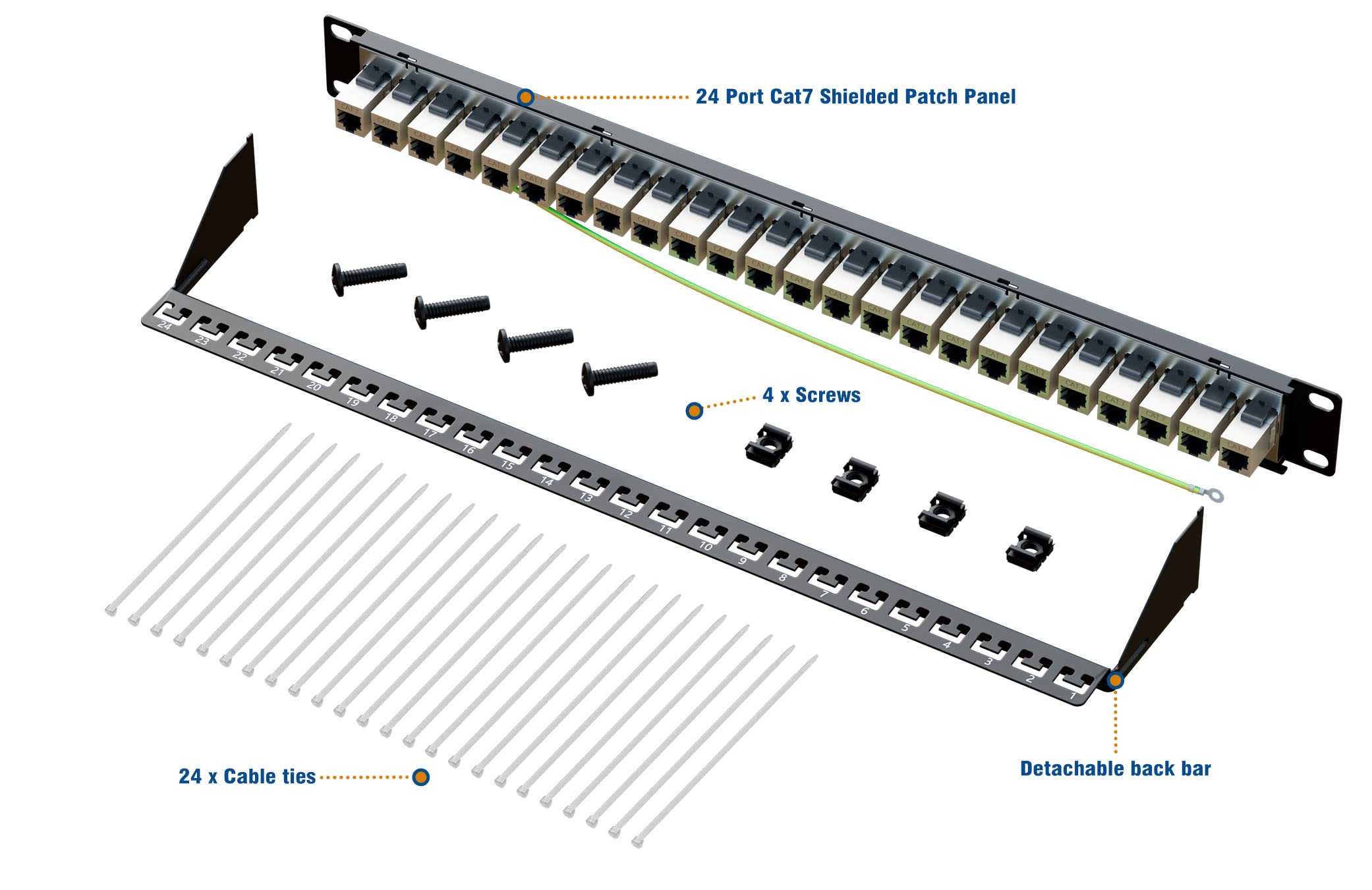 Bestsellers: De beste items in Ethernet-patchpanelen op basis van de aankopen van -klanten