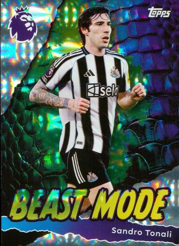 Premier League 2026 Sandro Tonali Beast Mode Trading Card