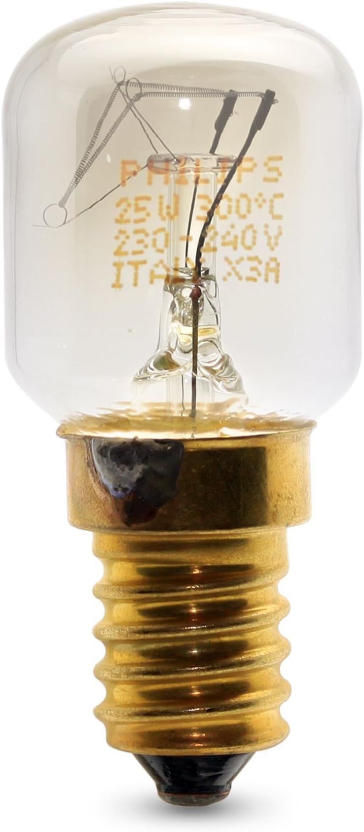 3 x PHILIPS 25w SES E14 Small Screw Cap Pygmy Lamps >300 Degree C Microwave / Oven Rated Light Bulbs Pack