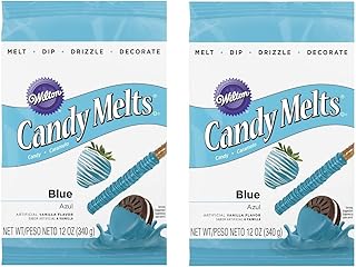 Wilton 16911-1352 Blue Candy Melts, 12-Ounce(2pk)