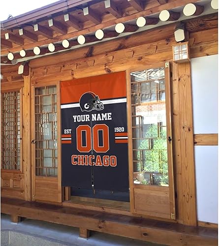 Miniatura 2 de Chicago - Cortinas para puerta, panel de cortina personalizado con número de nombre, cortina japonesa personalizada para dormitorio, divisor de